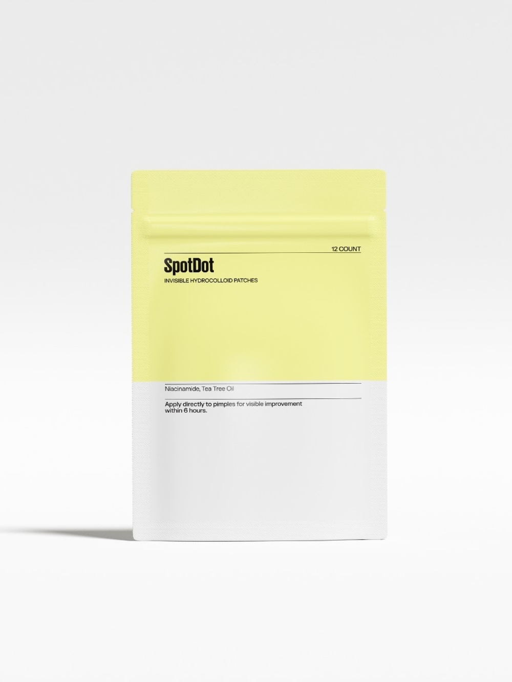 SpotDot Invisible Hydrocolloid Pimple Patches 12CT